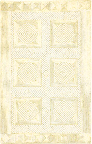 Safavieh Roslyn ROS352C Yellow and Ivory