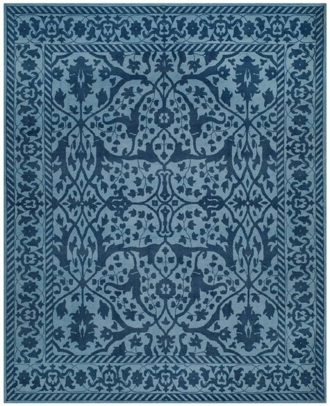 Safavieh RvtRestoration Vintage RVT102E Blue and Dark Blue