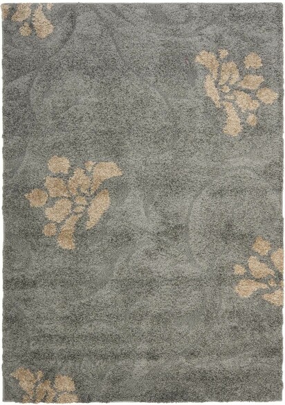 Safavieh Florida Shag SG464-8013 Grey and Beige