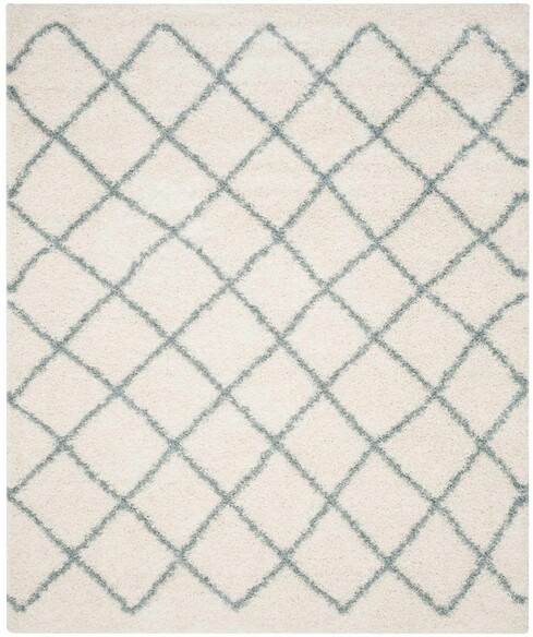 Safavieh Dallas Shag SGD258J Ivory and Seafoam