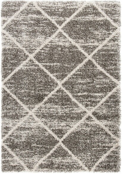 Safavieh Hudson Shag SGH281K Distressed Grey and Ivory