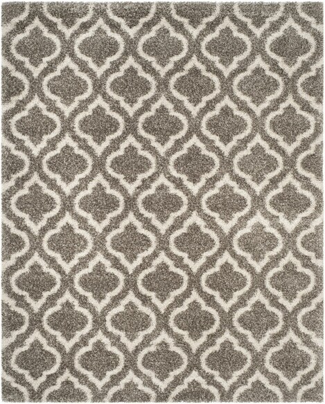 Safavieh Hudson Shag SGH284B Grey and Ivory