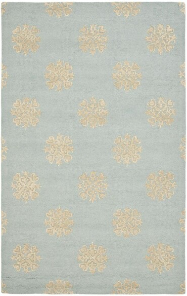 Safavieh Soho SOH213B Light Blue and Beige