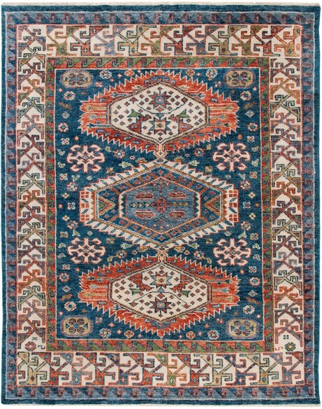 Safavieh Samarkand SRK119M Blue and Beige