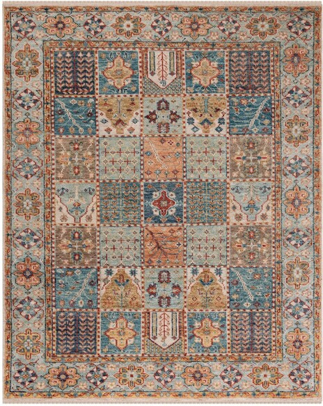 Safavieh Samarkand SRK124P Blue and Rust