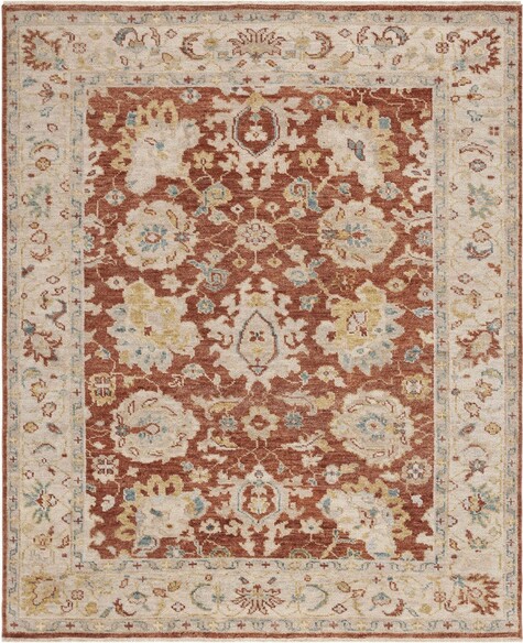 Safavieh Samarkand SRK185P Rust and Beige