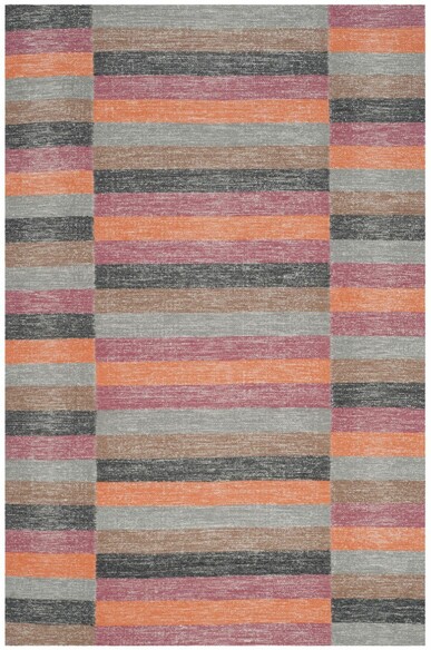 Safavieh Striped Kilim STK411A Rust