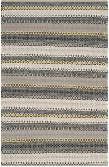 Safavieh Striped Kilim STK412B Grey