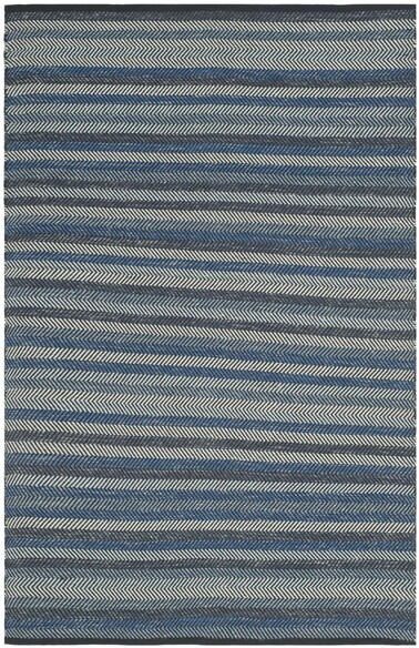 Safavieh Striped Kilim STK421A Blue