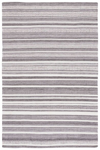 Safavieh Striped Kilim STK427F Grey and Ivory