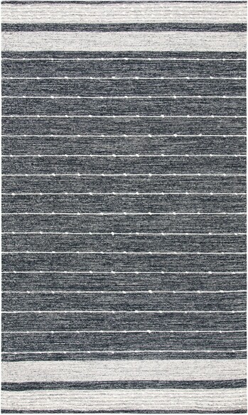 Safavieh Striped Kilim STK509Z Black and Ivory