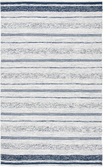 Safavieh Striped Kilim STK517A Ivory and Navy