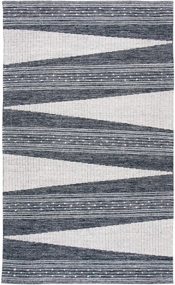 Safavieh Striped Kilim STK521Z Black and Ivory