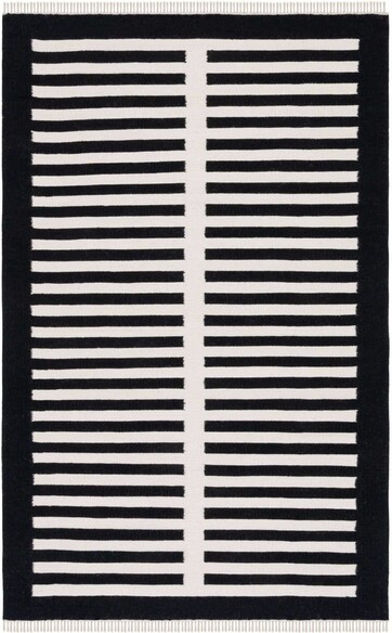 Safavieh Striped Kilim STK806Z Ivory and Black