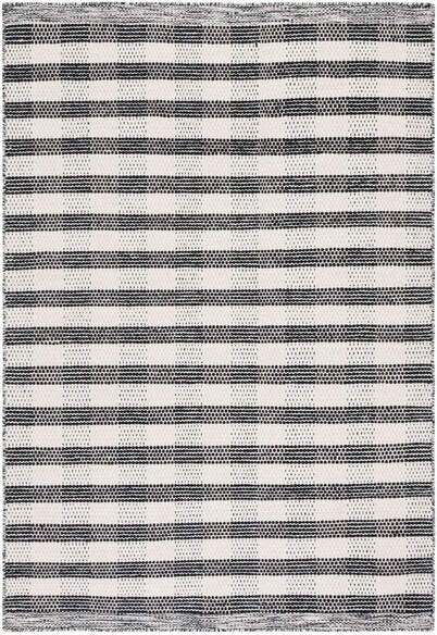 Safavieh Striped Kilim STK807Z Black and Ivory