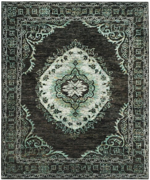 Safavieh Tangier TGR602A Chocolate and Aqua