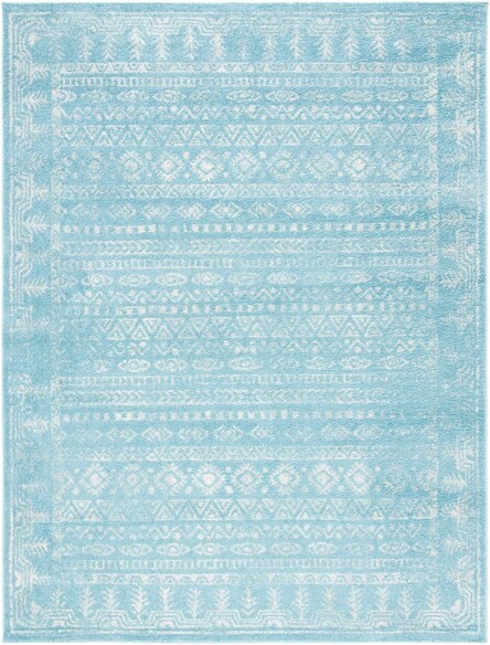 Safavieh Tulum TUL271K Aqua and Ivory