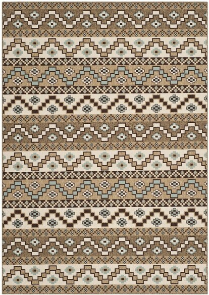 Safavieh Veranda VER095-0215 Creme and Brown