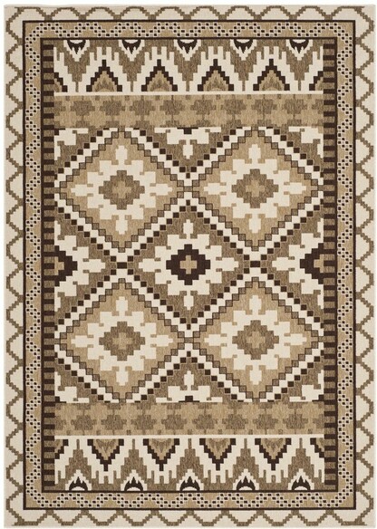 Safavieh Veranda VER096-0215 Creme and Brown