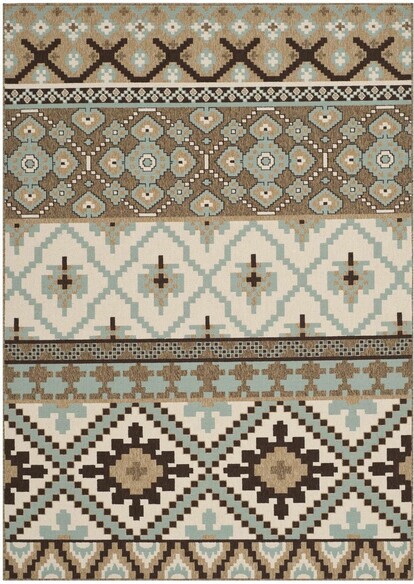 Safavieh Veranda VER097-0215 Creme and Brown