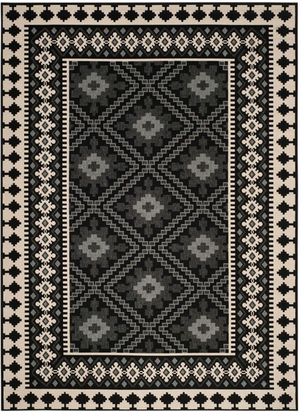 Safavieh Veranda VER0990421 Black and Creme