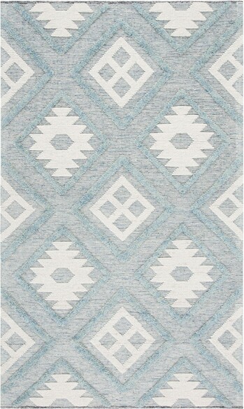 Safavieh Vermont VRM603M Blue and Ivory