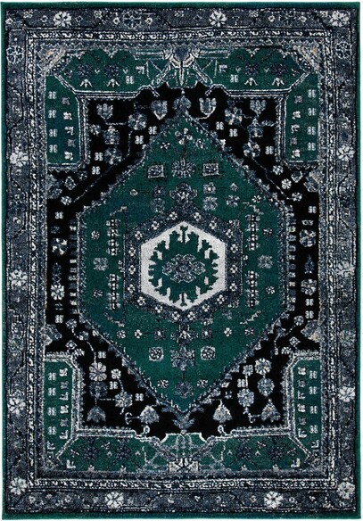 Safavieh Vintage Hamadan VTH204Y Green and Black