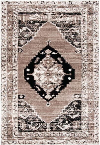 Safavieh Vintage Hamadan VTH228T Brown and Ivory