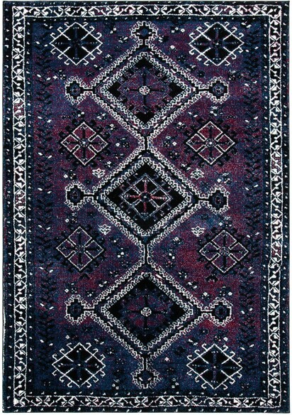 Safavieh Vintage Hamadan VTH293V Purple and Black