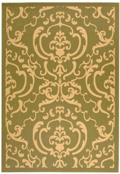 Safavieh Courtyard CY2663-1E06 Olive and Natural