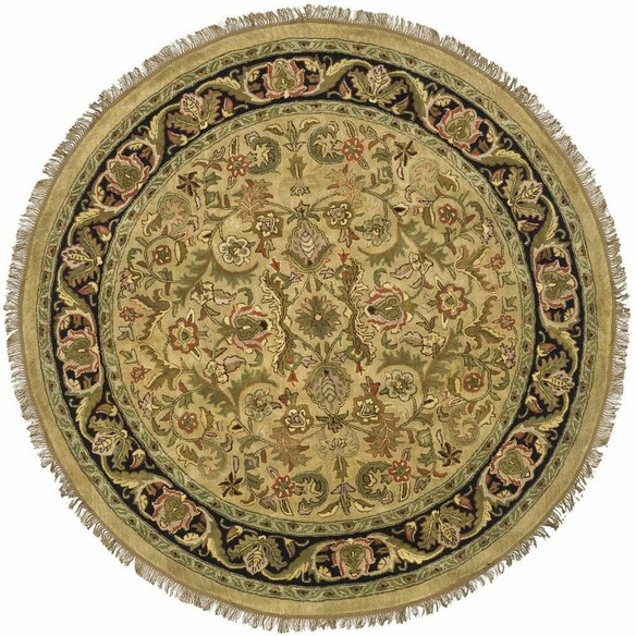 Safavieh Heritage HG162A Light Green and Black