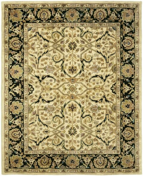 Safavieh Heritage HG644C Ivory and Black