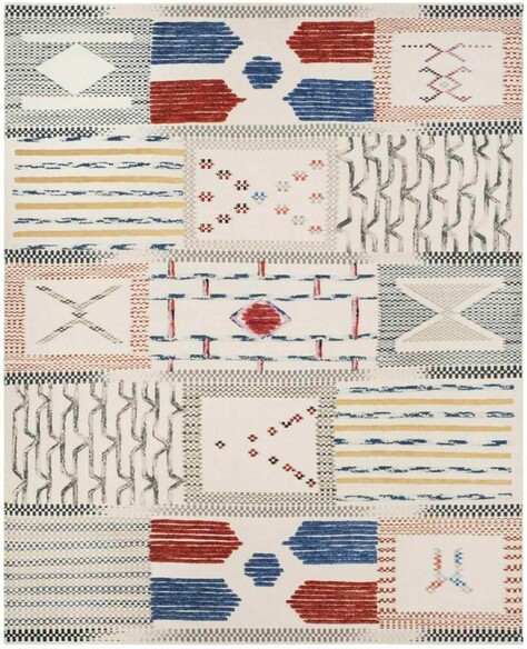 Safavieh Kilim KLM824A Ivory and Multi