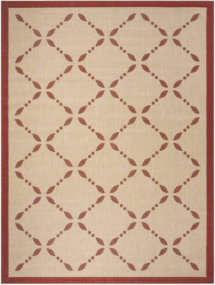 Safavieh Martha Stewart MSR425218 Creme and Red