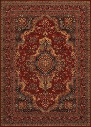 Couristan Old World Classics Kerman Med and Burgundy 1067/3097