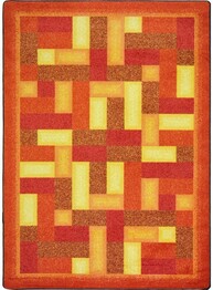 Joy Carpets Kid Essentials Off Beat Orange