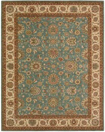 Nourison Living Treasures LI05 Aqua