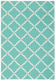 Nourison Home and Garden RS091 Aqua