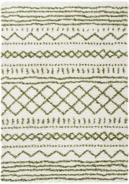 Safavieh Arizona Shag ASG741Y Ivory and Green