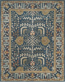 Safavieh Antiquity AT64B Dark Blue and Multi