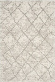 Safavieh Berber Shag BER162C Cream and Light Grey