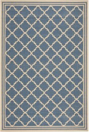 Safavieh Beach House BHS121M Blue and Creme