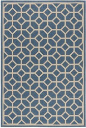 Safavieh Beach House BHS127M Blue and Creme