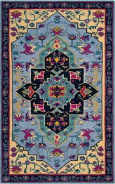 Safavieh Bellagio BLG506B Light Blue and Multi