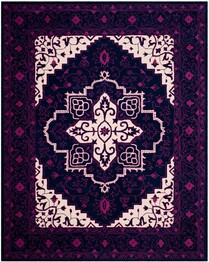 Safavieh Bellagio BLG597A Purple and Ivory