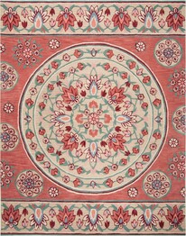 Safavieh Bellagio BLG601Q Red and Beige