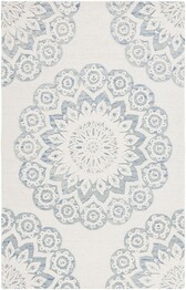 Safavieh Blossom BLM108M Ivory and Blue