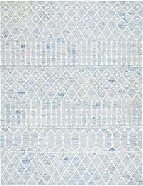 Safavieh Blossom BLM115M Blue and Ivory