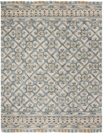 Safavieh Blossom BLM420A Light Beige and Blue