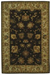 Safavieh Bergama BRG136B Brown and Ivory